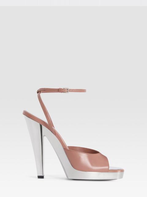 PARIS TEXAS Patent calf leather sandal