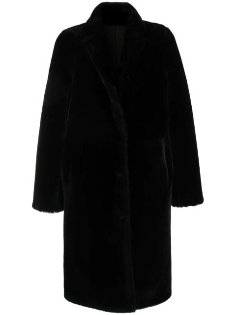 Yves Salomon high neck coat
