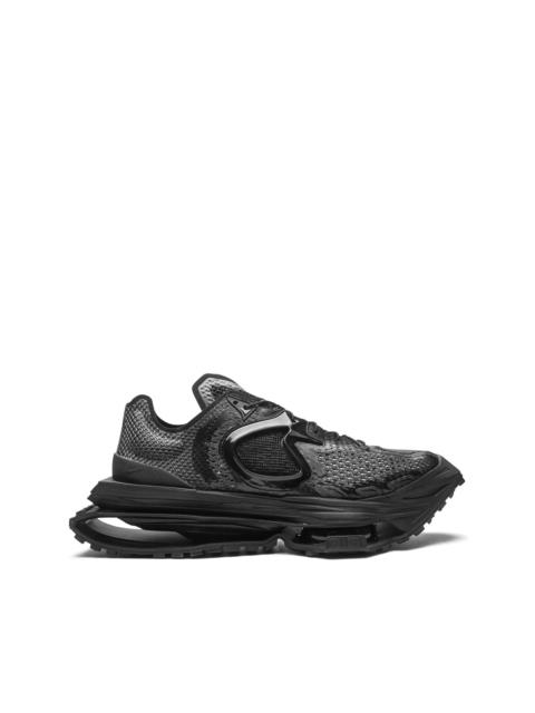 BALENCIAGA Two-tone mesh and fabric Circuit sneakers