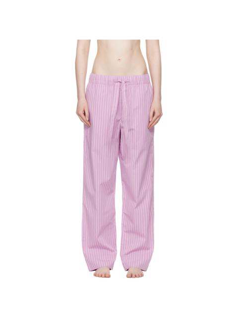 TEKLA Pink Poplin Pyjama Pants