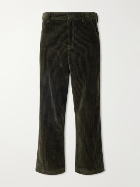 Moncler Grenoble Straight-Leg Cotton-Blend Corduroy Trousers