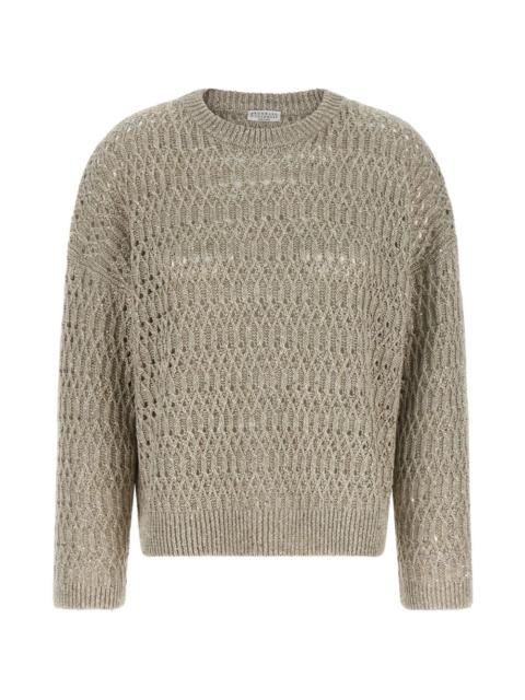 Brunello Cucinelli Dazzling Braids openwork sweater