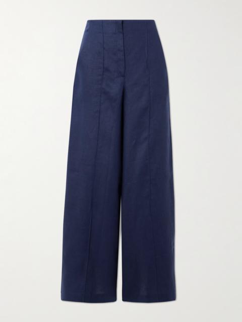 ANDRES OTALORA Encontrarte Linen Wide-leg Pants