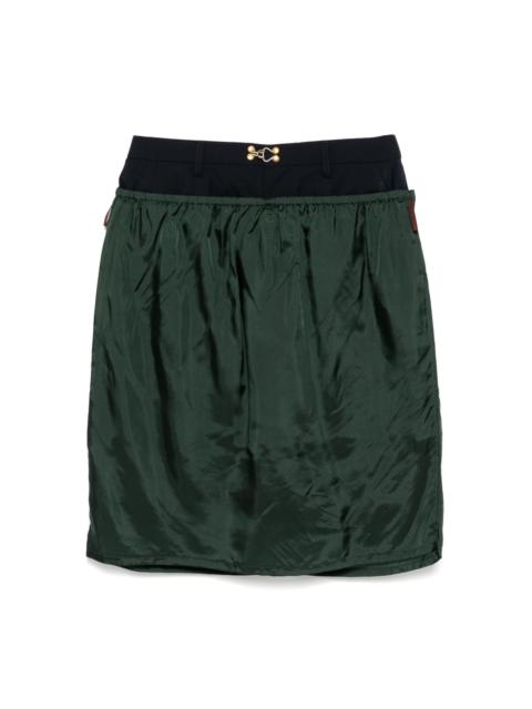 Kolor layered skirt