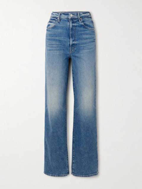 MOTHER Tunnel Vision Sneak High-rise Straight-leg Jeans