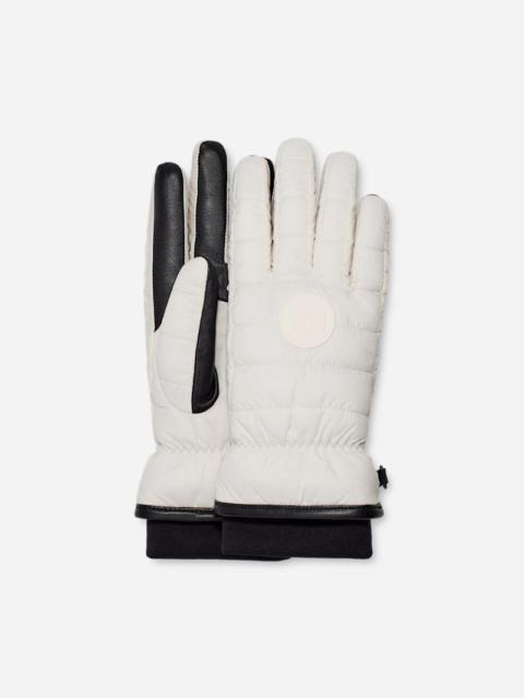 UGG ® Women's Channel Quilt AW Glove Polyester/Recycled Materials/Water Resistant Gloves in Nimbus