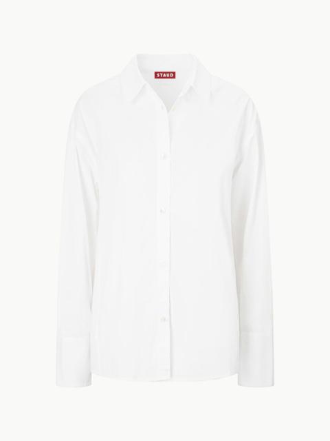 STAUD KELLY SHIRT WHITE