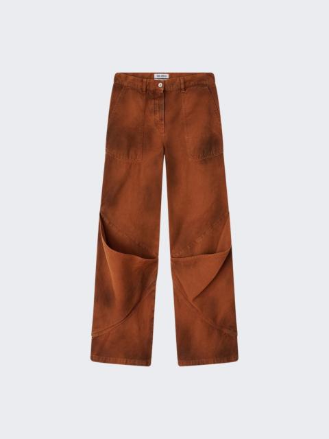 THE ATTICO Long Pants Tobacco