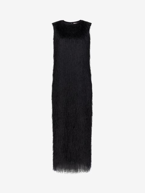 Loulou de Saison Loulou de Saison Tiwa Fringed Maxi Dress - Black