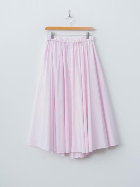 ATON Natural Dyed Cotton Lawn Gathered Skirt - Pink