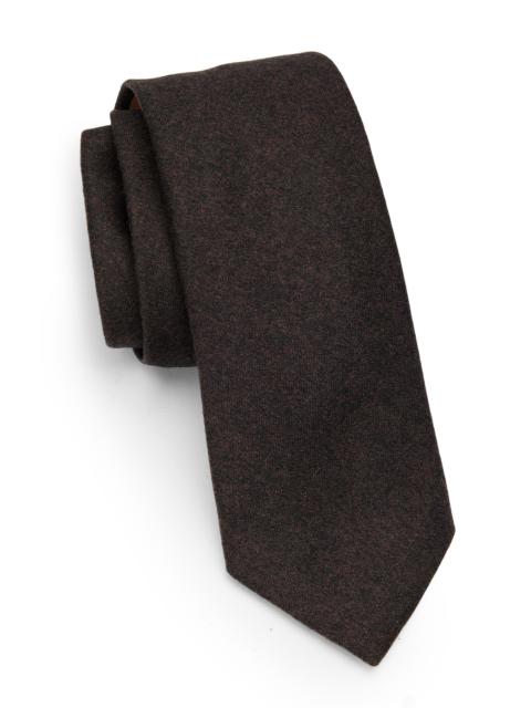 Canali Men's Impeccable Silk Tie - Dark Brown