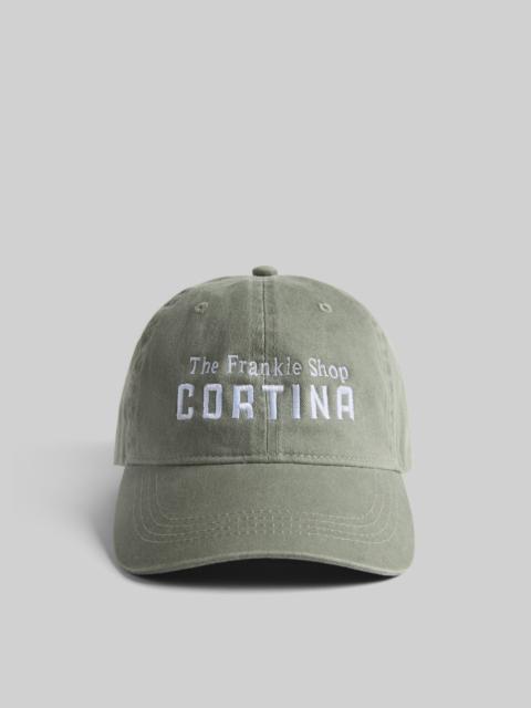 The Frankie Shop TFS Cortina Baseball Cap - Sage