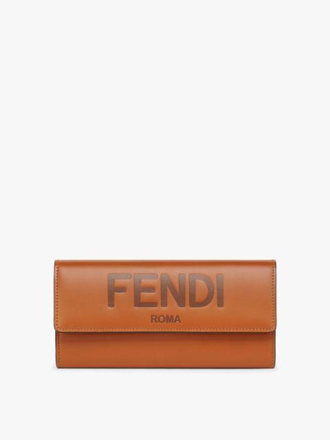 FENDI Brown leather wallet