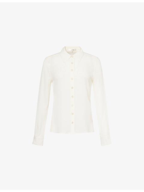 FRAME The Textured Silk Shirt