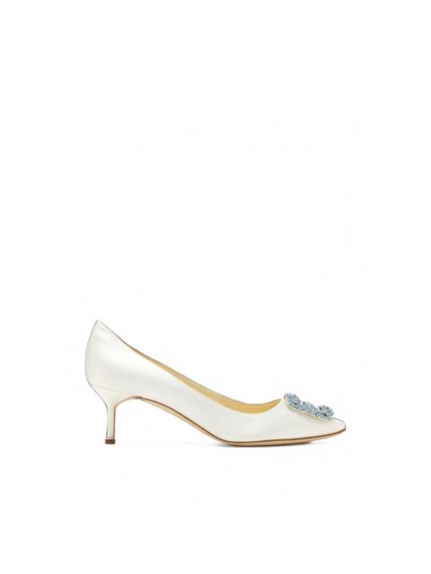 Manolo Blahnik Hangisi crystal-buckle pumps