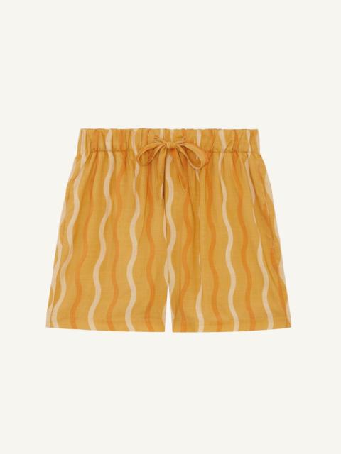 FRESCOBOL CARIOCA LUCAS LINEN-BLEND SHORTS