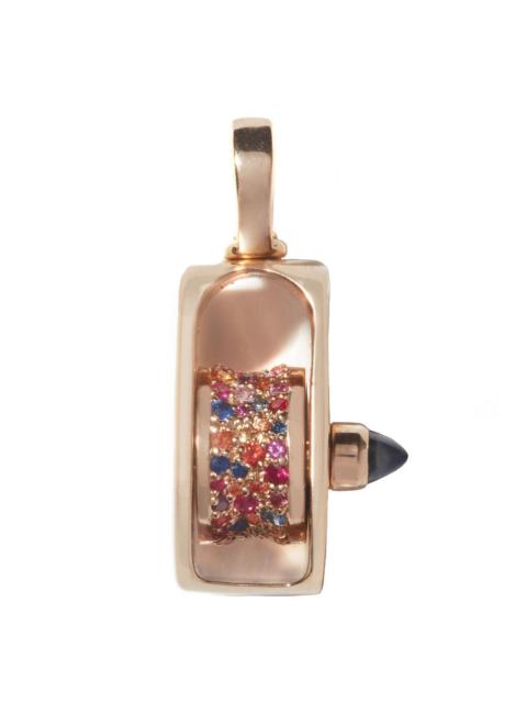MARLA AARON Mixed Sapphire Stoned Pulley Pendant
