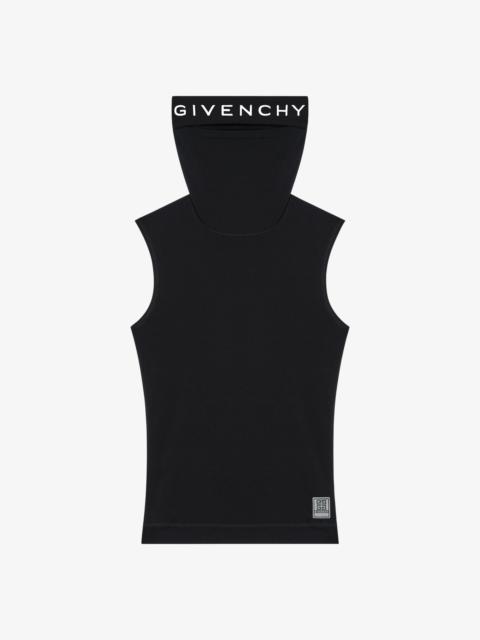 Givenchy SLEEVELESS BALACLAVA TOP WITH CUTS