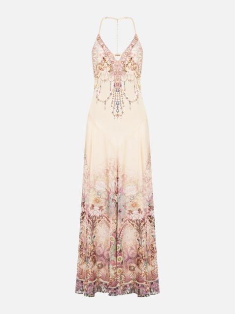CAMILLA HARDWARE DETAIL SLIP DRESS A MEETING OF MASTERPIECES