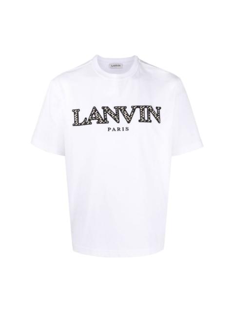 Lanvin logo-embroidered short-sleeve T-shirt