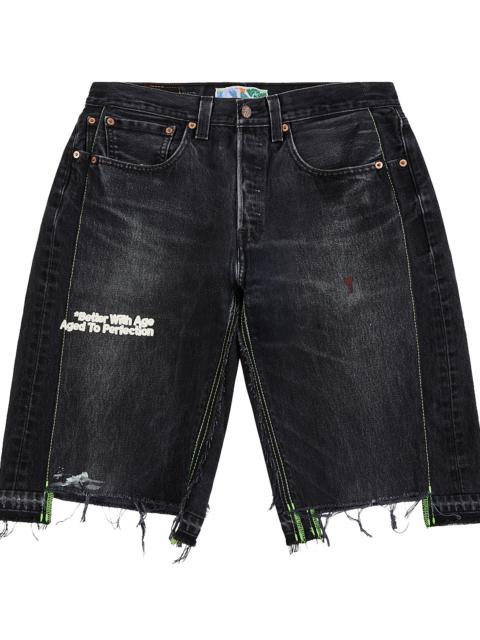 *Better With Age Monroe Triple-Wide Denim Shorts "Denim Black" BWA160