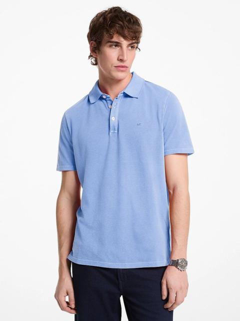 MICHAEL KORS Cotton Piqué Polo Shirt