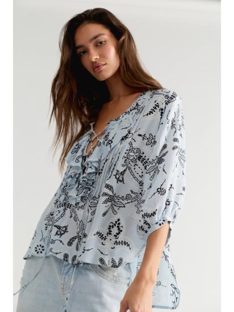 FREE PEOPLE Christelle Printed Top