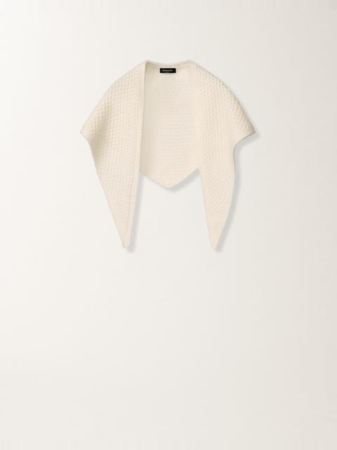 FABIANA FILIPPI Platinum mohair scarf