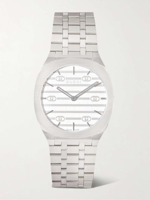 25h 34mm Stainless Steel Watch