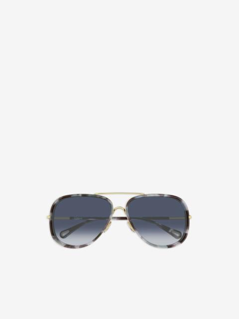 Chloé pilot-frame sunglasses