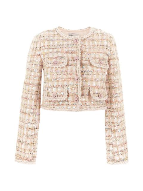 Self-portrait Sequin Boucle Jacket 