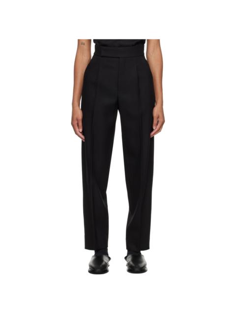 Fear of God Black Tapered Trousers