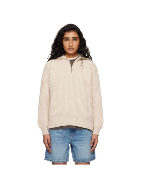 ANINE BING Beige Sammy Sweater