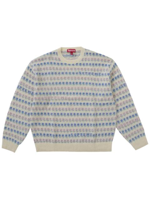 Supreme Supreme Blurred Logo Sweater Blue - SUP-FW23-007 | REVERSIBLE