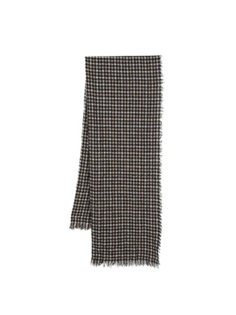Faliero Sarti checked scarf