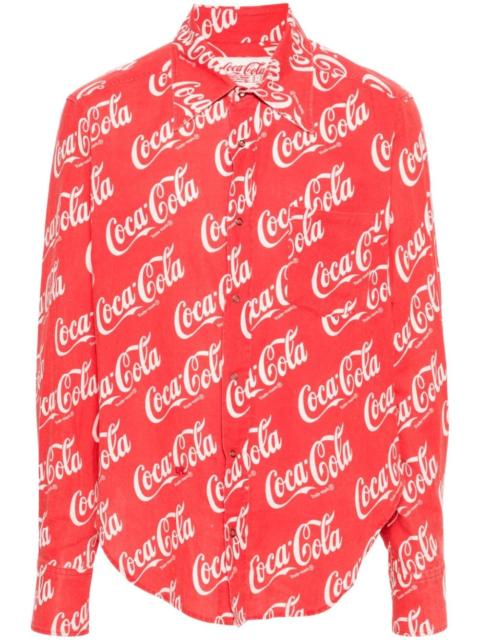 x Coca-Cola print shirt