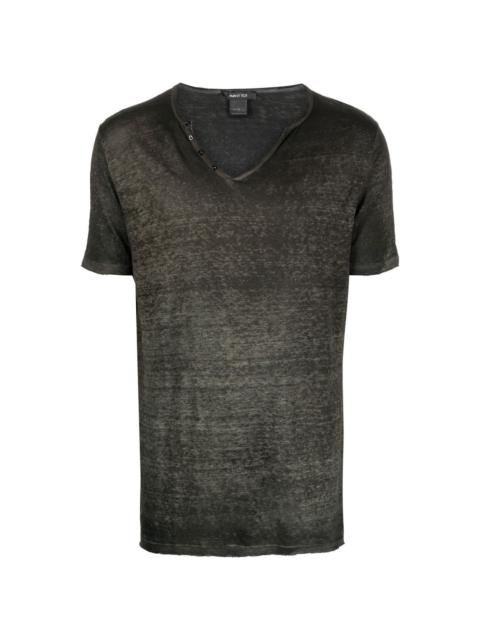 Avant Toi slub-texture short-sleeve T-shirt