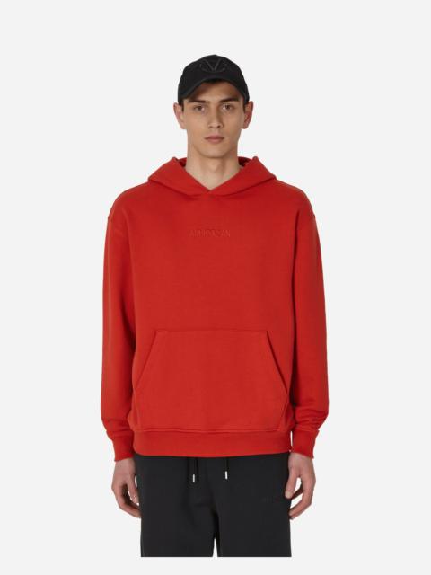 Wordmark Fleece Hooded Sweatshirt Mystic Red