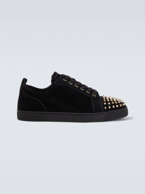 Christian Louboutin Louis Junior Spikes suede sneakers
