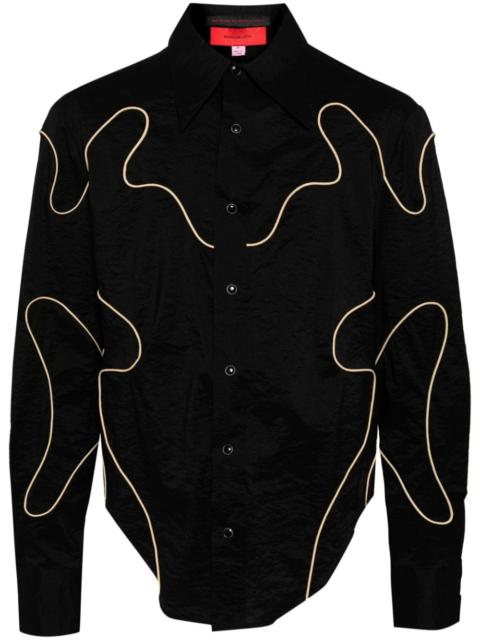 ECKHAUS LATTA Contour pointed-collar shirt