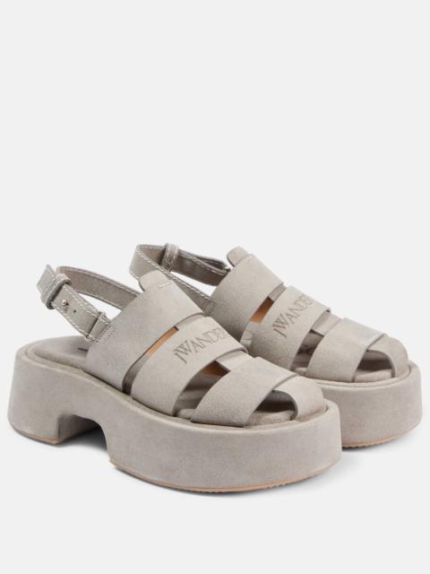 JW Anderson Fisherman leather platform sandals
