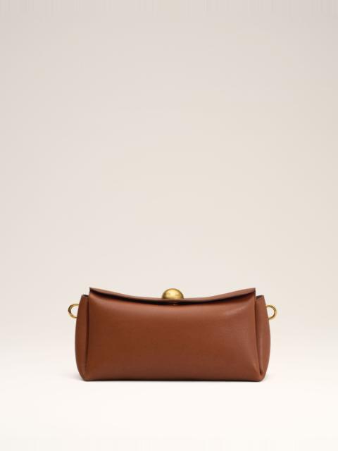AMI Paris BROWN LEATHER CARROUSEL BAG