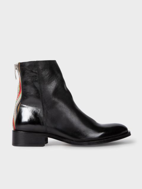 Paul Smith 'Aylin' Boots With 'Swirl' Trim