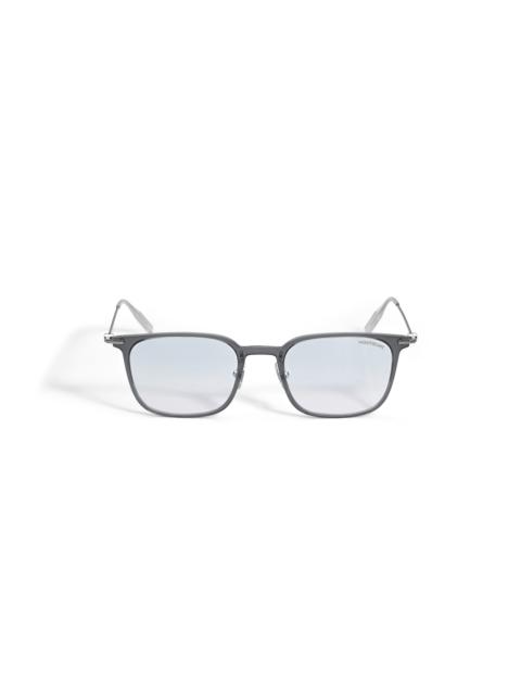 Montblanc SQUARED SUNGLASSES WITH INJECTED GREY FRAME