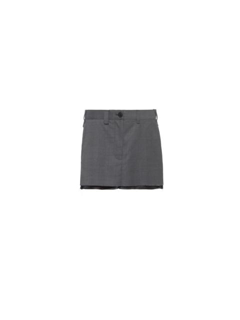 Grisaille mini skirt