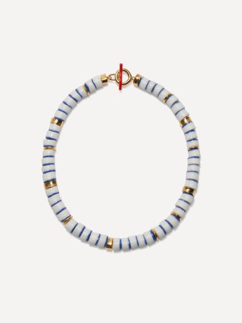 LIZZIE FORTUNATO Gold-Plated Lido Bead Necklace