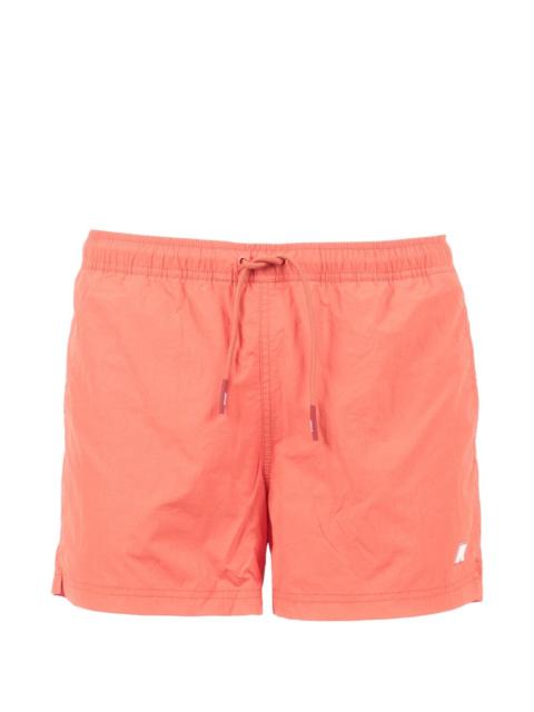 K-WAY logo beach shorts