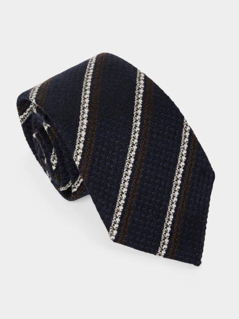 TODD SNYDER Italian Wool Regimental Stripe Tie