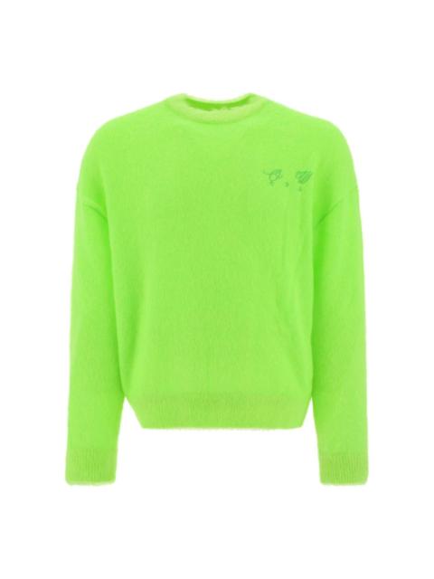 Off-White Off-White Logo-Embroidered Jumper OMHE137F22KNI0017070