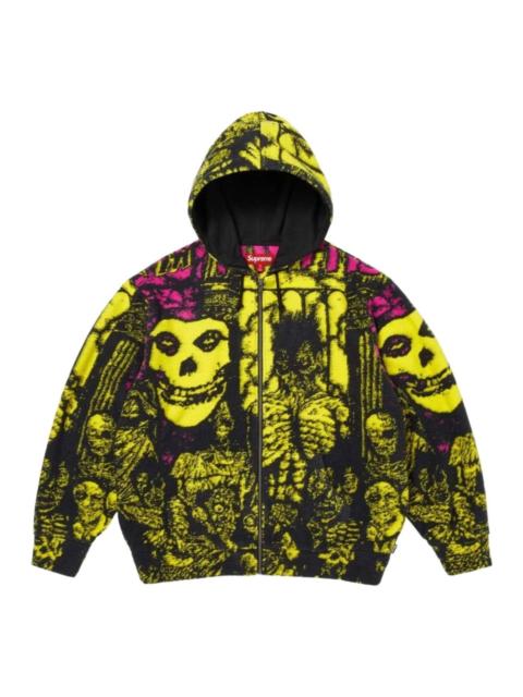 Supreme Supreme Toy Machine Zip Up Hooded Sweater Black - SUP-SS24